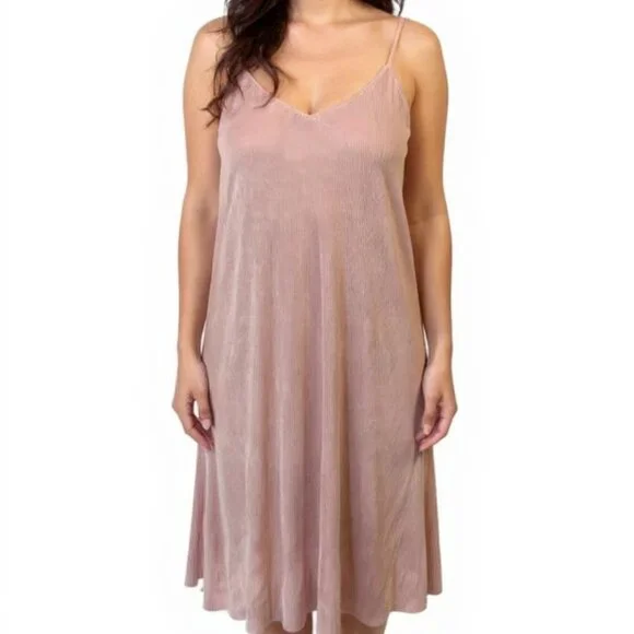 (E-150) Fashion nova womens sleep dress Size S pink color short sleeves - Picture 1 of 8